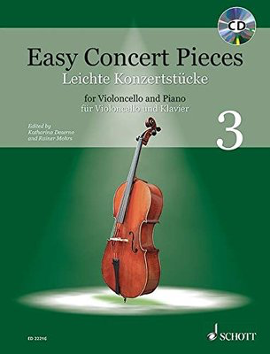 Easy Concert Pieces for Cello Volume 3 Book/CD