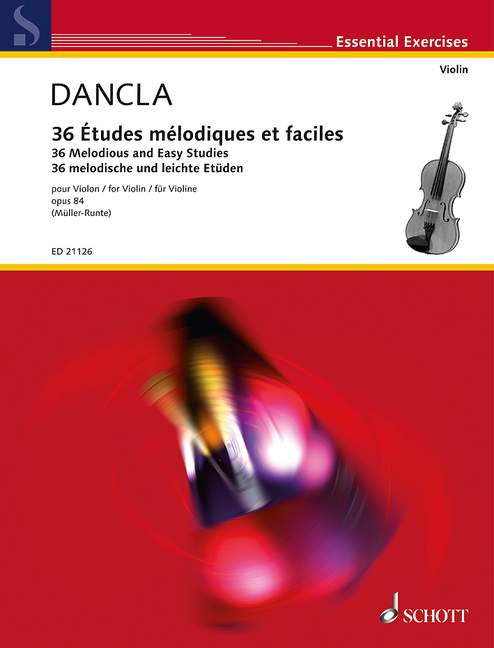 36 Melodious and Easy Studies for Violin Op 84