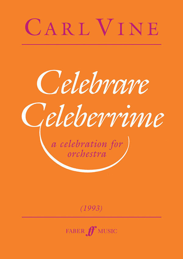 CELEBRARE CELEBERRIME (ORCHESTRA) (STUDY SCORE) - Faber 0571515290