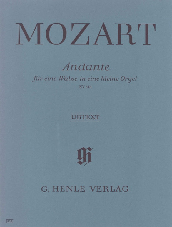 Andante in F major for a Musical Clock K 616 Pno