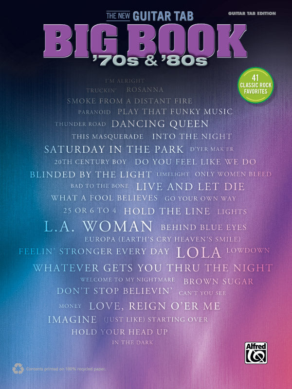 The New Guitar TAB Big Book - 70s & 80s