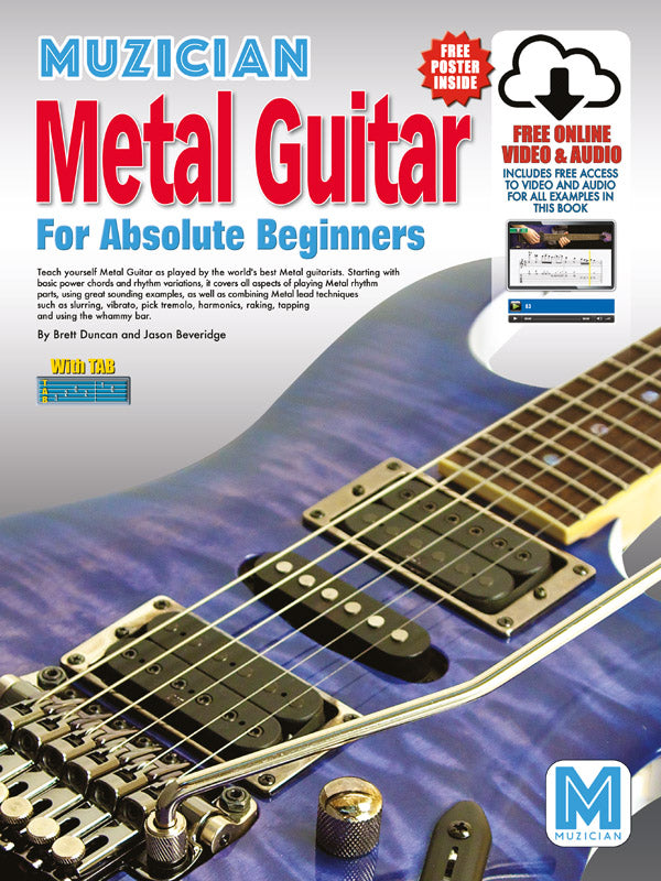 Muzician Beginner Metal Guitar Book/OA