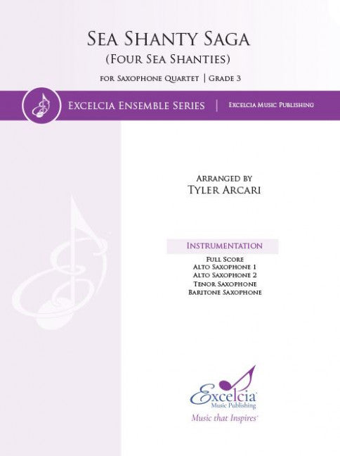 Sea Shanty Saga for Saxophone Quartet Grade 3