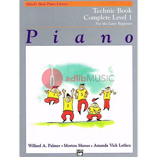 Alfred's Basic Piano Course - Technic Book Complete 1 (1A/1B) - Alfred Music