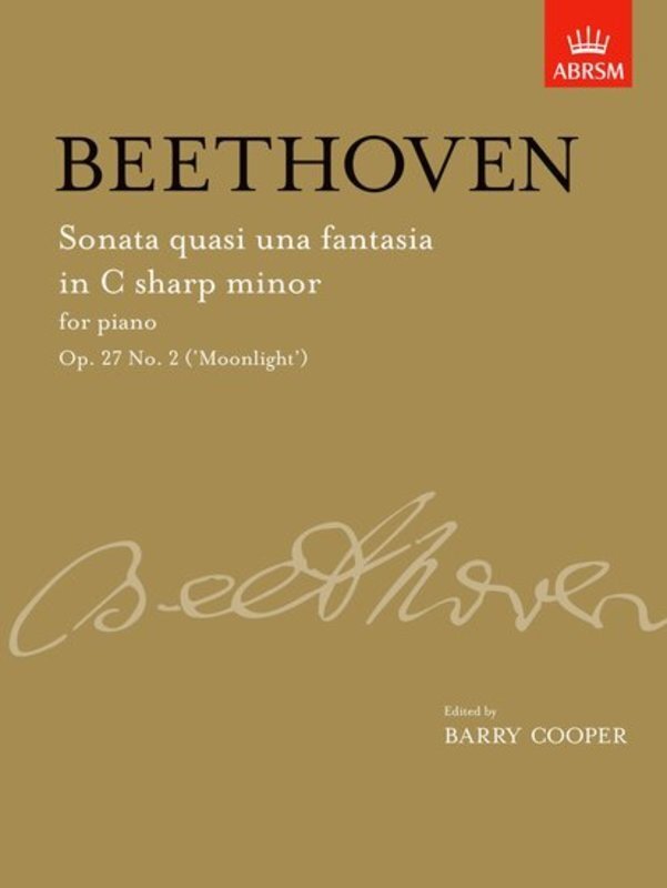 Piano Sonata in C# Minor Op 27 No 2 Moonlight