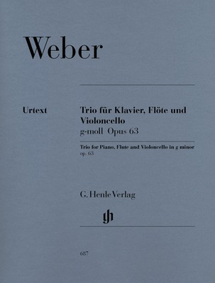 Trio in G minor Op 63 for Piano Flute and Cello