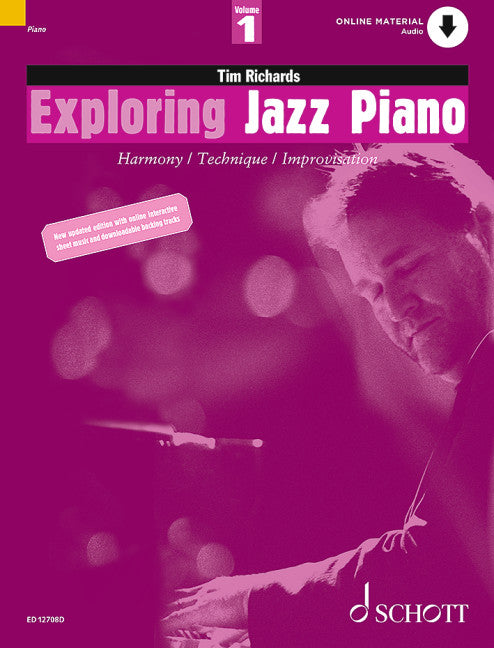 Exploring Jazz Piano Volume 1 Book/Online Audio - Richards Tim