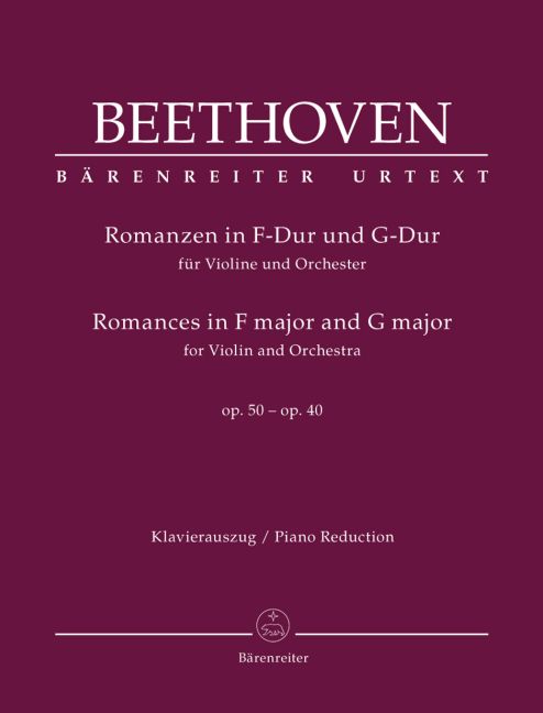Romances Op 40 & 50 Violin & Piano