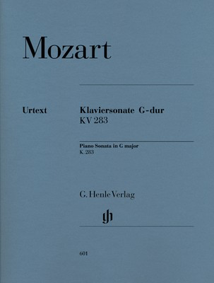 Mozart - Piano Sonata GMaj K283 (189h) - Piano Solo Henle HN601