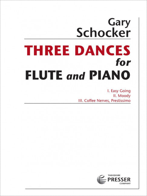 Three Dances for Flute and Piano