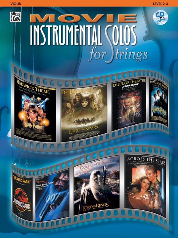 Movie Inst Solos for Strings Violin Bk/CD