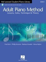 Adult Piano Method Book 1 - Piano/Audio Access Online Hal Leonard HL00298079 298079