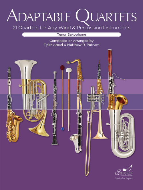 Adaptable Quartets for Winds - Tenor Sax