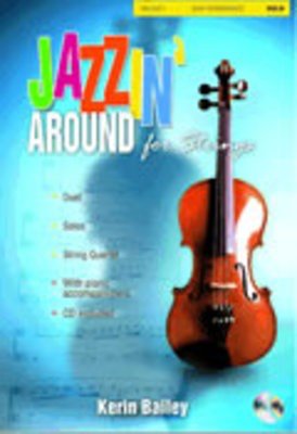 Jazzin Around For Strings Viola Book/CD