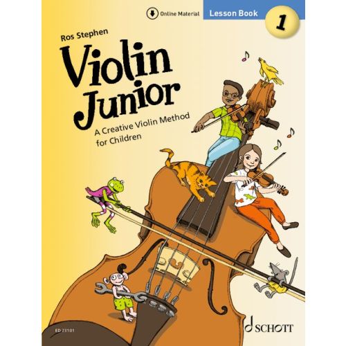 Violin Junior Lesson 1 Book/OA