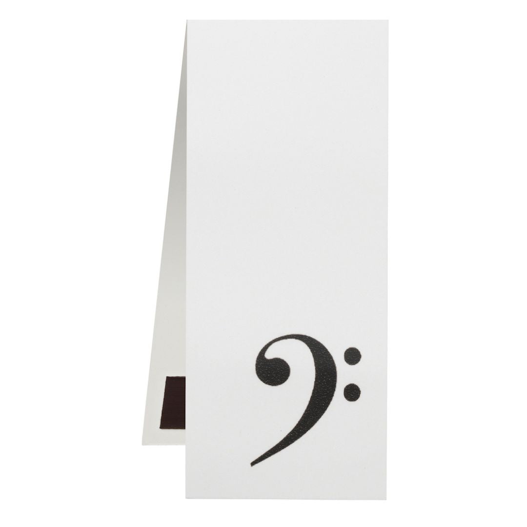 Bass Clef Magnetic Bookmark