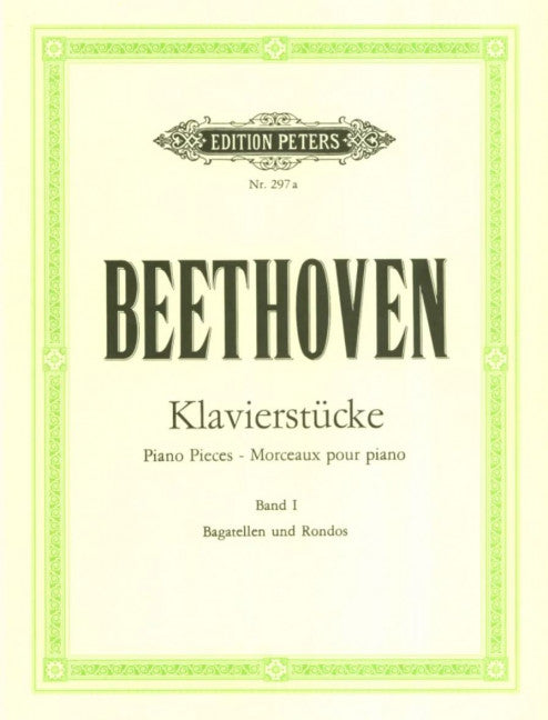 Beethoven - Album of Piano Pieces Volume 1 - Piano Solo Peters EP297A