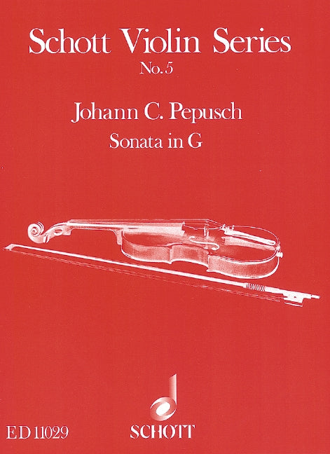 Pepusch Sonata in G Major for Violin and Piano