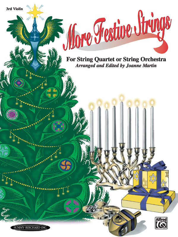 More Festive Strings for String Quartet or String Orch Vln 3 - Martin Joanne Alfred 0994