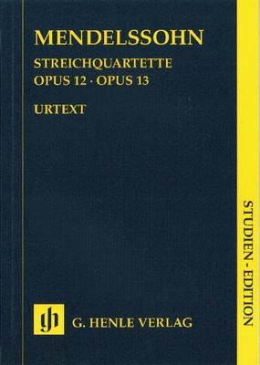 String Quartets Op 12 and 13 Study Score
