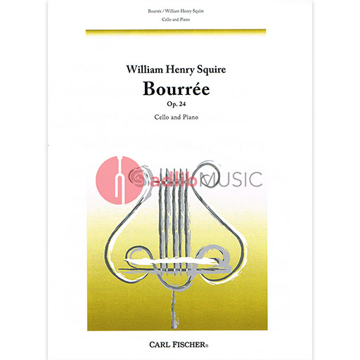 Squire - Bourree Op24 - Cello/Piano Accompaniment Fischer B2518