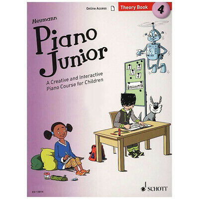 Piano Junior: Theory Book 4 - Piano Method - Hans-Gunter Heumann - Schott