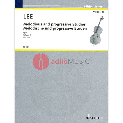 Lee Melodious Progressive Etudes for Cello Book 2