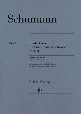 Schumann - Song Cycle (Liederkreis) Op24 - Classical Vocal Henle HN548