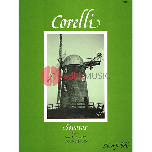 Corelli - Sonatas Op5/7/10/12 - Violin/Piano Accompaniment Stainer & Bell