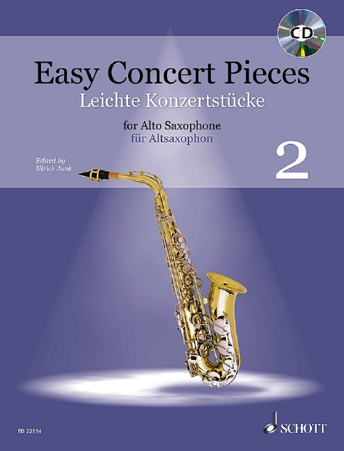 Easy Concert Pieces for Alto Saxophone 2 Book/CD - Various Junk Ulrich