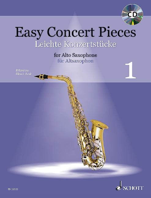 Easy Concert Pieces for Alto Saxophone 1 Book/CD - Various Junk Ulrich