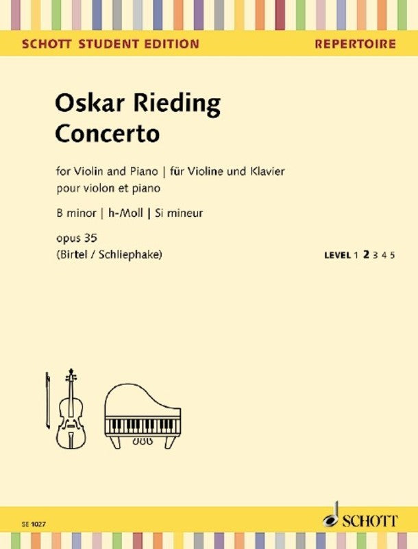 Violin Concerto Op 35 Violin/Piano