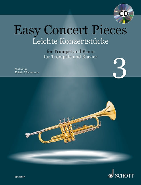 Easy Concert Pieces for Trumpet 3 Book/CD - Various Thielemann Kristin