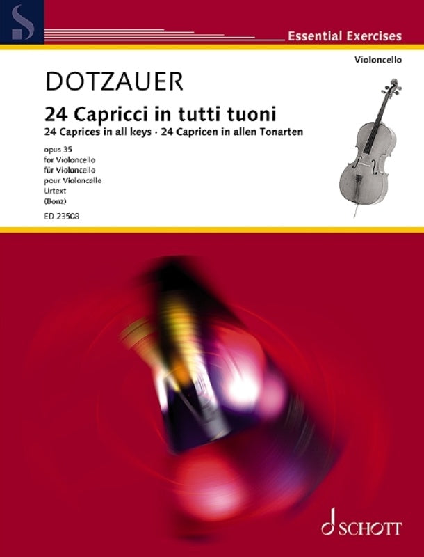 Dotzauer 24 Caprices in All Keys for Cello