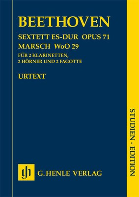 Sextet in Eb Op 71 and March WoO 29 Study Score