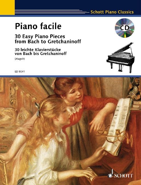 Piano Facile 30 Easy Pieces Book/CD