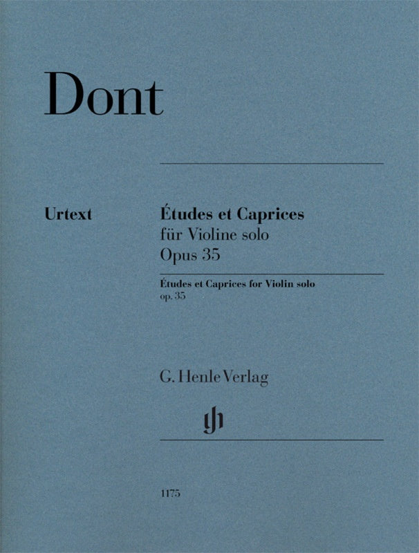 Dont Etudes and Caprices for Violin Solo Op 35