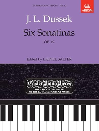 Dussek Six Sonatinas Op 19 Piano