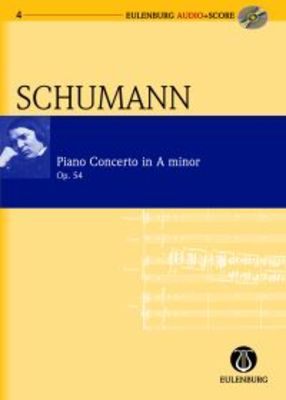 Concerto A Minor Op 54 Study Score Bk/Cd