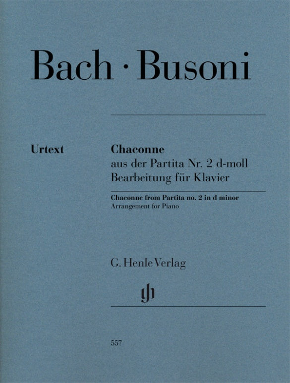 Chaconne from Partita No 2 Piano Solo