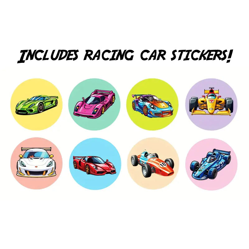 Racing Car A3 Music Practice Chart by Musically Gifted