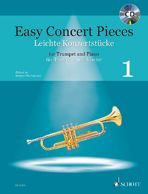 Easy Concert Pieces for Trumpet 1 Book/CD - Various Thielemann Kristin