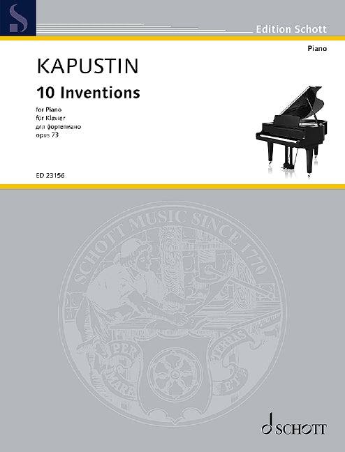 Kapustin 10 Inventions for Piano Op 73 - Kapustin Nikolai