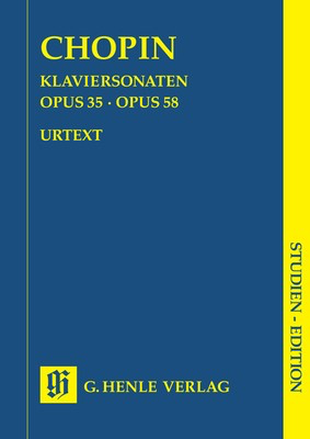Piano Sonatas Op 35 and Op 58 Study Score