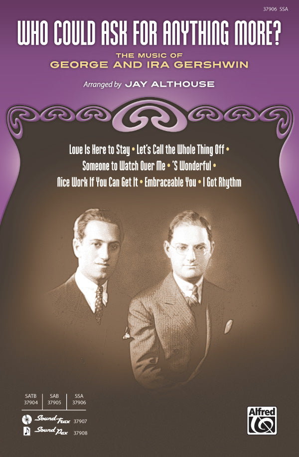 WHO COULD ASK FOR ANYTHING MORE SSA