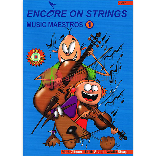 Encore On Strings Music Maestros Violin Bk1 Book/OA