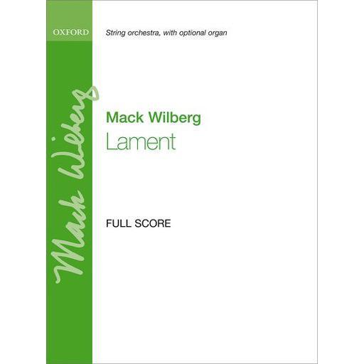 Wilberg - Lament for String Orchestra Gr 3 - Score Oxford Music 9780193528017