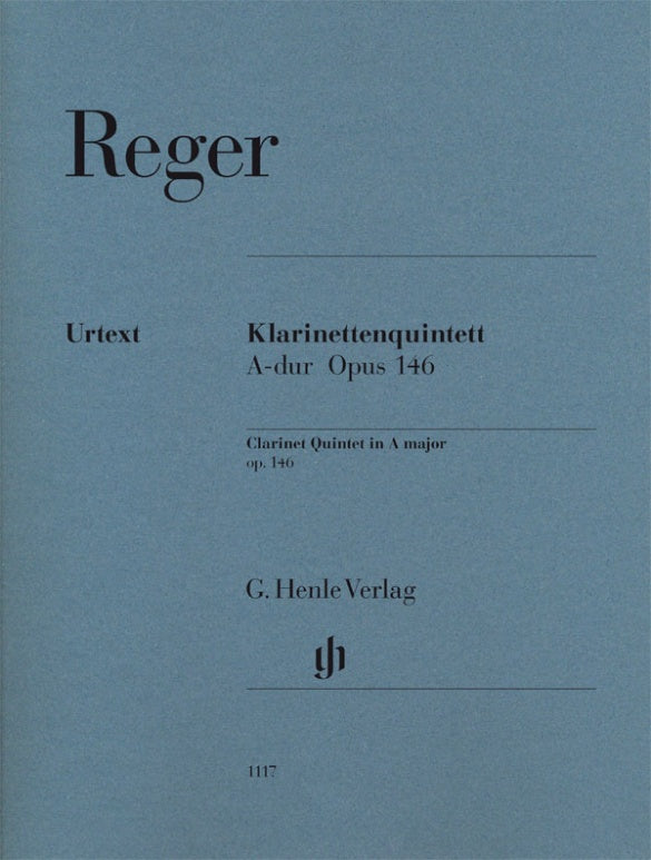 Clarinet Quintet in A Major Op 146 Score and Parts