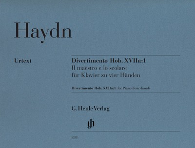 Divertimento Il Maestro Hob XVIIa:1 Piano 4 Hands