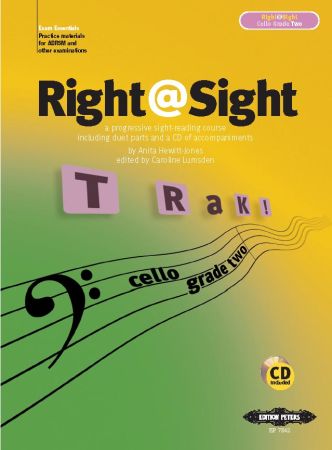 RIGHT @ SIGHT CELLO 2 BK/CD - LUMSDEN - PETERS P7842